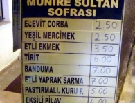 Kastamonu Munire Sultan Sofrası